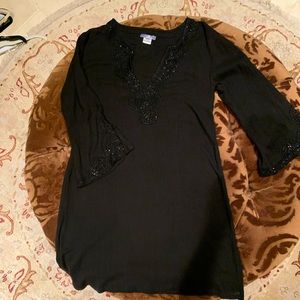 Chach Dressy Beaded Beach Coverup Dress